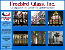 Tablet Screenshot of freebirdglass.com